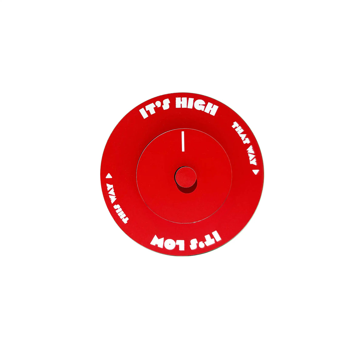 horloge à marées verte et blanche