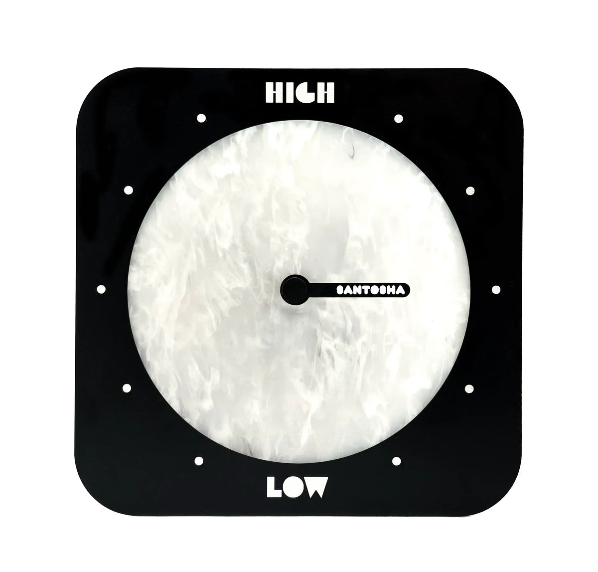 Horloge des marées Santosha en bois et plastique recyclé