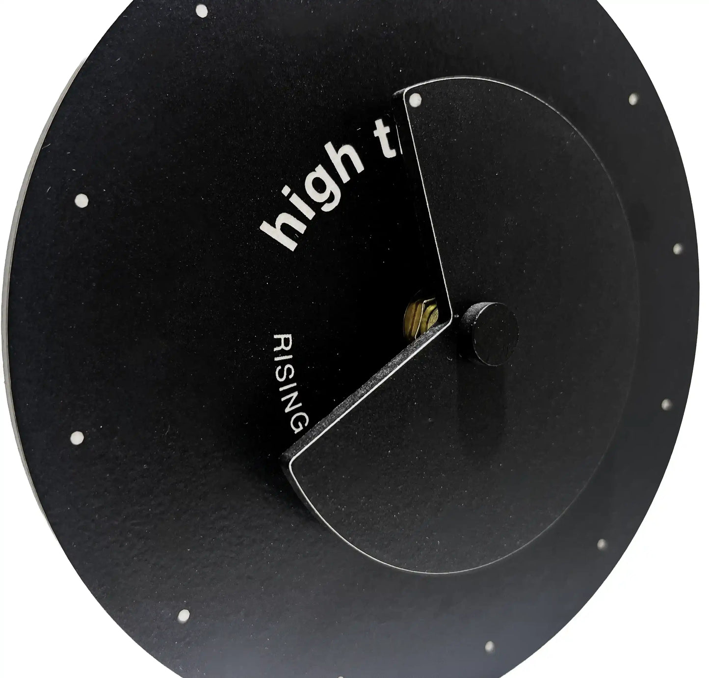 horloge des marées design moderne noir et blanche