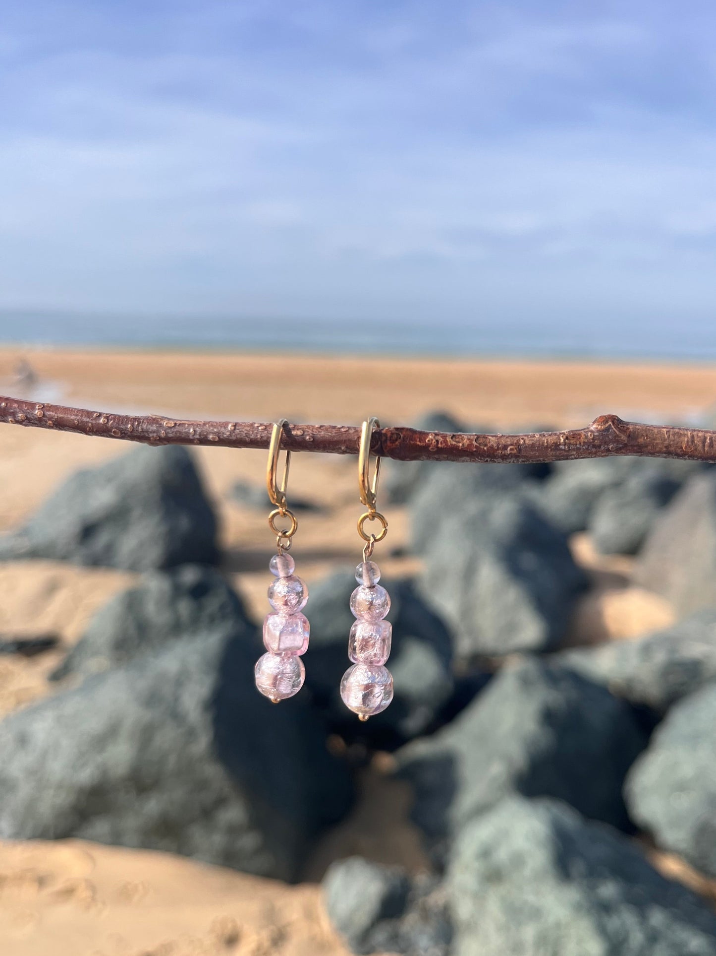 Boucles Pendantes Améthyste