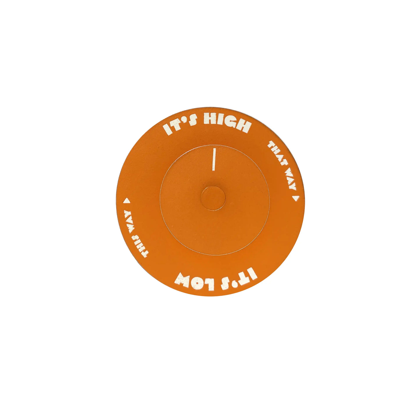 mini horloge des marées orange