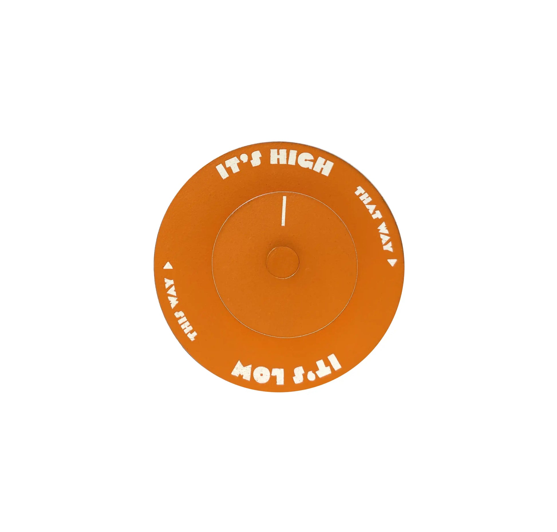 mini horloge des marées orange