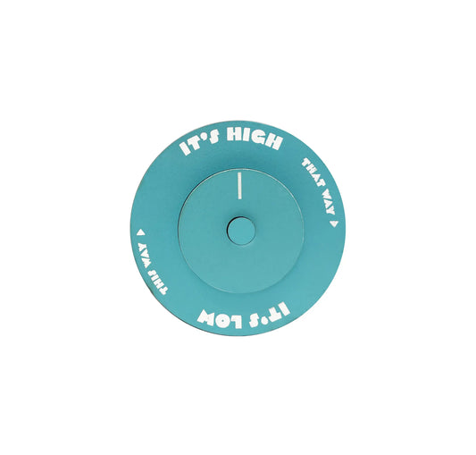 horloge des marées cyan